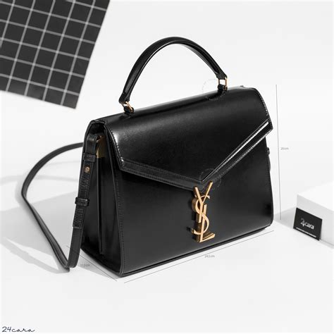 ysl top handle cassandra|CASSANDRA Medium top handle bag in grain de poudre.